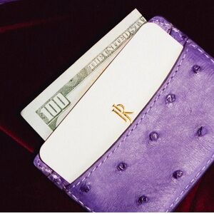 LILLIAN WALLET OSTRICH BELLFLOWER